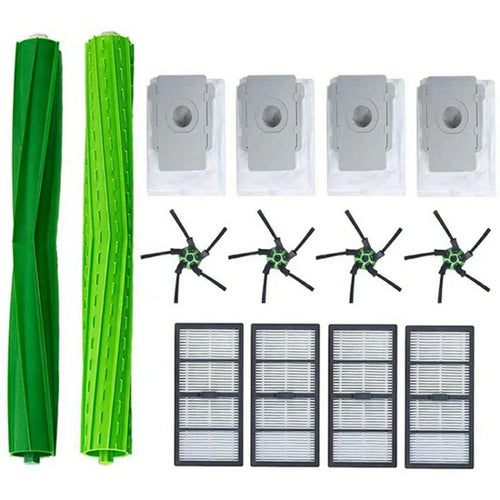 14Pcs For iRobot Roomba S9  /  S9+ Replacement Kit Main Brush Side Brush Dust Bags Filter Set - 1