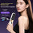 Portable Hair Straightener Brush 2-in-1 Straightening Curling Wireless Comb - Black - 3
