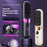 Portable Hair Straightener Brush 2-in-1 Straightening Curling Wireless Comb - Black - 4