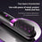 Portable Hair Straightener Brush 2-in-1 Straightening Curling Wireless Comb - Black - 5