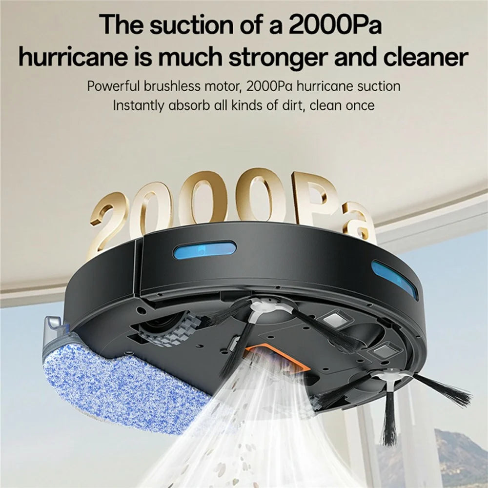 YESIDO EC22 2000Pa Suction Sweeping Robot Smart Navigation APP Control Floor Vacuum Cleaner - EU Plug - 6