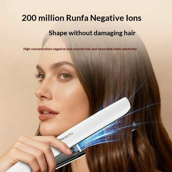 YESIDO MG31 Hair Straightener Negative Ion Technology 3 Temperature Settings Fast Heating Ceramic Plates - UK Plug - 5