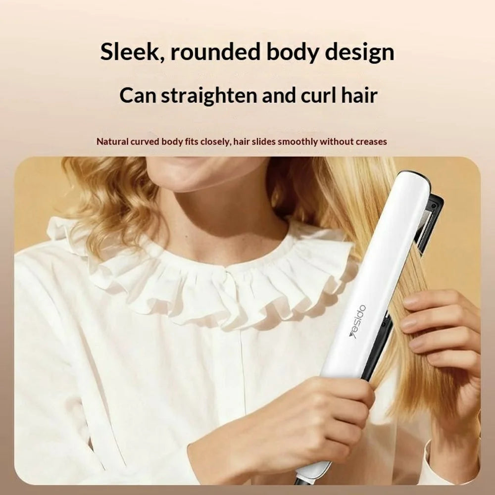 YESIDO MG31 Hair Straightener Negative Ion Technology 3 Temperature Settings Fast Heating Ceramic Plates - EU Plug - 4