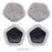 2Pcs Mop Cloth for Dreame W10 / W10 Pro Vacuum Cleaner Replacement Parts Duster Cloth with 2 Holder - 1
