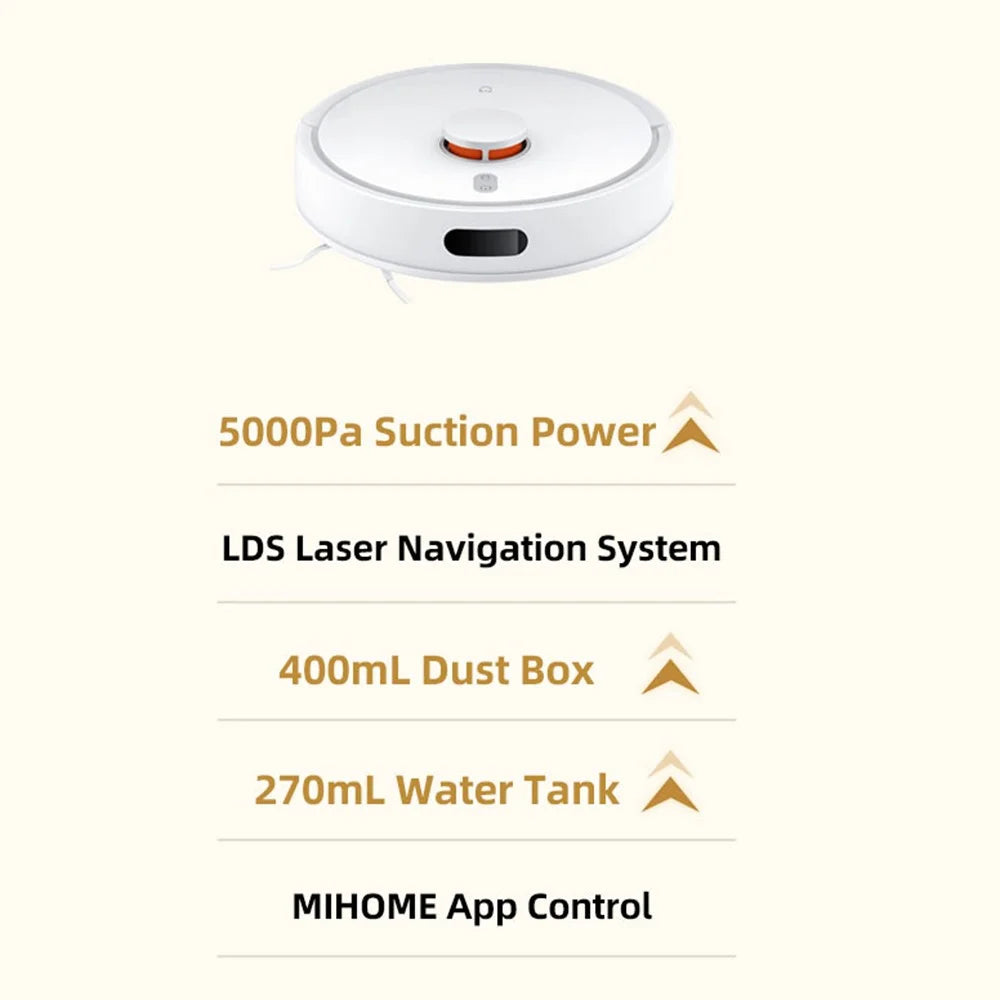 XIAOMI MIJIA C103 Sweeper Robot 3C Enhanced Edition 5000Pa Vacuum Cleaner, CN Plug (Chinese Version) - 2
