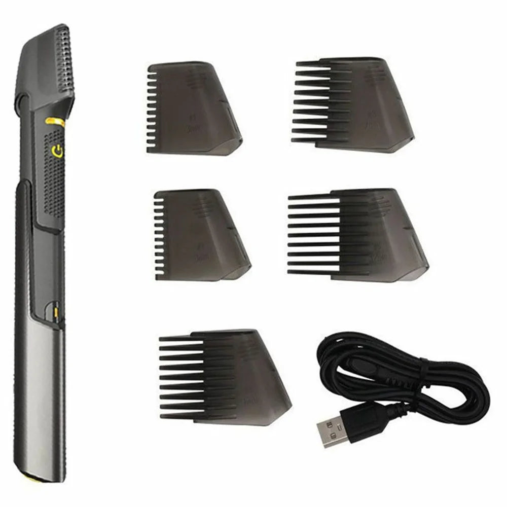 Electric Shaver 3 In 1 Multifunctional Grooming Kit Beard Trimmer Hair Clipper Adjustable Length For Personal Care - 1