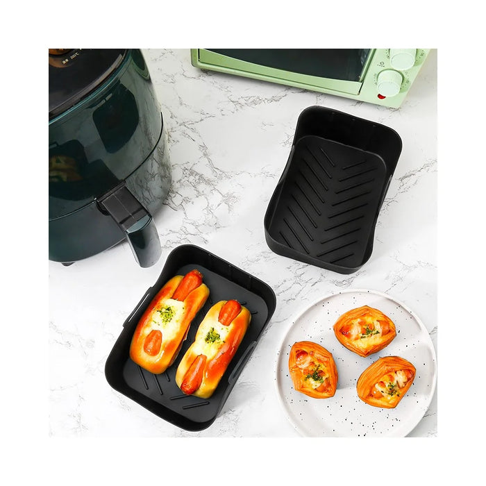 For Philips 3000 Air Fryer 11Pcs / Set Accessories Silicone Tray Grill Rack Oil Bottle Tong Kit (BPA Free, FDA Certified) - 2