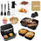 For Ninja AF500 Air Fryer Silicone Tray Grill Rack Oil Bottle Brush Scraper Cupcake Cup Oil Absorbing Paper Accessories Set (BPA Free, FDA Certified) - 1