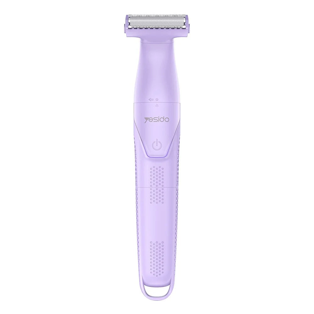 YESIDO MG26 3 in 1 IPX6 Waterproof Multi-Functional Body Hair Trimmer Wet Dry Use for Shaving / Trimming / Grooming - Purple - 1