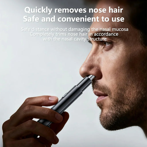 YESIDO MG25 Dual Blade Nose Hair Trimmer Portable Electric Nasal Hair Removal Shaver - 2