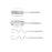 RAF 6664 Handheld Electric Mixer 800W 5 Speeds Hand Mixer with Beater Dough Hook, EU Plug (BPA Free, No FDA) - Grey - 6