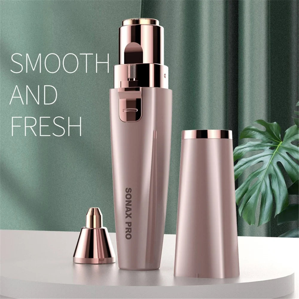 MARSKE SN-8711 2 In 1 Rechargeable Electric Lady Shaver Epilator Body Hair Removal Razor Trimmer - 2
