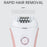 VGR V-705 Electric Hair Removal Device Home Beauty Tool Portable Hair Removal Machine Powerful Shaver Trimmer - Pink - 3