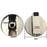 2Pcs Universal Metal Rotary Switch Control Knobs Replacement for Kitchen Gas Stove, Shaft Diameter: 6mm - 5