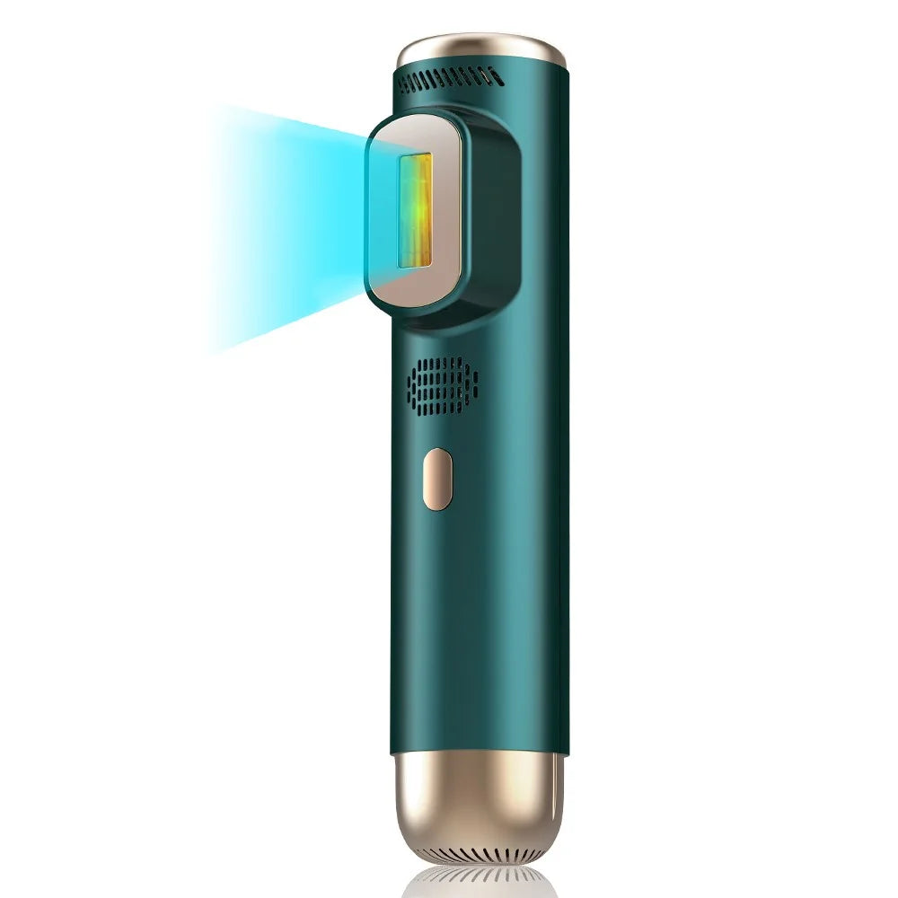 ULK-003 5 Levels Portable Touch Screen Epilator Ice Cool IPL Painless Hair Removal Device (ST) - Green / EU Plug - 1