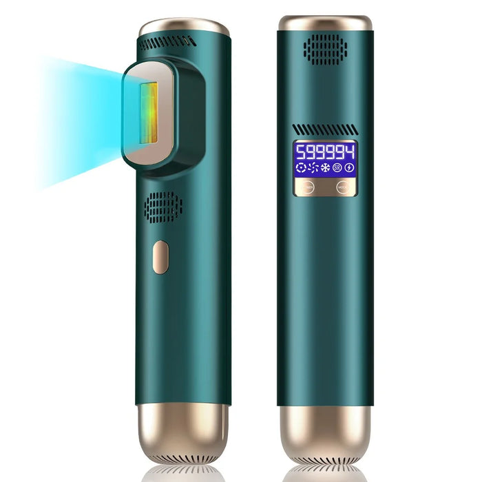 ULK-003 5 Levels Portable Touch Screen Epilator Ice Cool IPL Painless Hair Removal Device (ST) - Green / EU Plug - 2