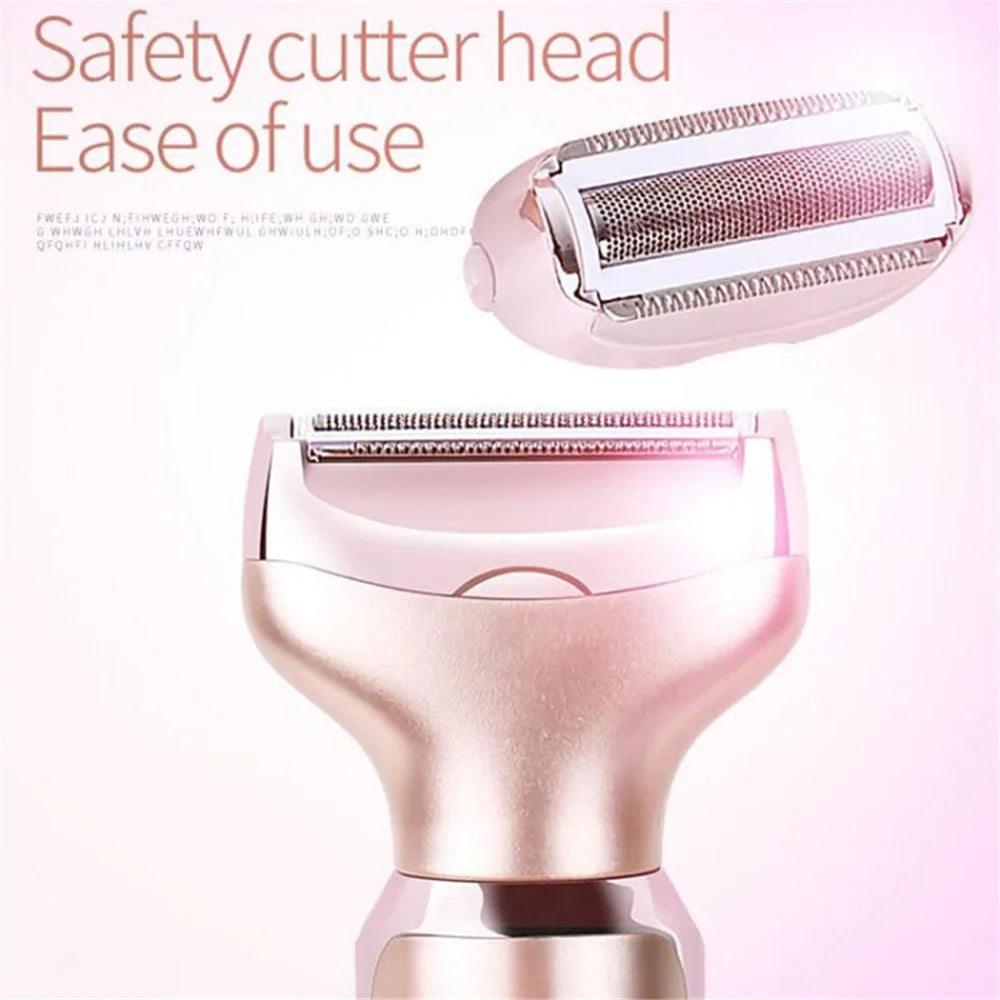 SONAX PRO SN-8977 Electric Shaver 2-in-1 Womens Electric Razor Waterproof Hair Removal Kit - 3
