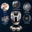 JK-2016 Full Body Washable 5-in-1 Multifunctional Electric Shaver with Digital Display - 6
