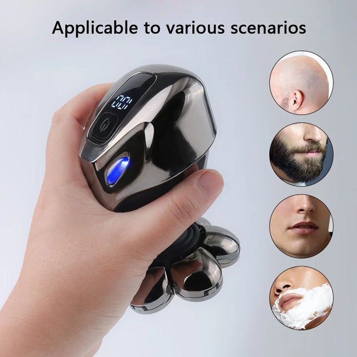 JK-2016 Full Body Washable 5-in-1 Multifunctional Electric Shaver with Digital Display - 7