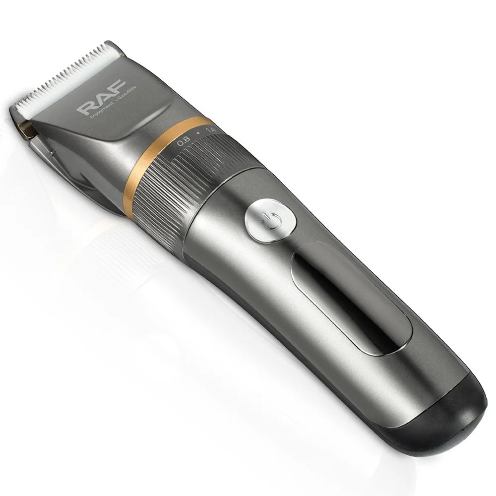RAF R.4026 Professional 5W Hair Trimmer IPX5 Waterproof Electric Hair Clipper with 6 Limit Combs - 1