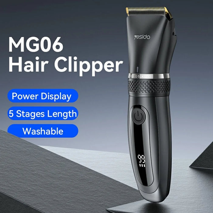 YESIDO MG06 Hair Clipper Cordless Hair Grooming Rechargeable Trimmer - 2