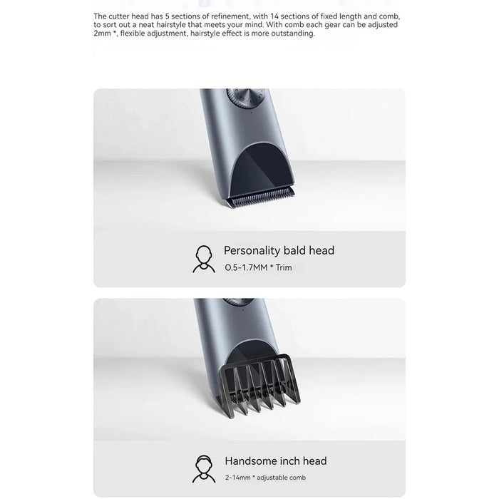XIAOMI MIJIA MJGHHC2LF Hair Clipper with Digital Display IPX7 Waterproof Hair Cutting Trimmer (Chinese Version) - 3