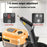 High Temperature Steam Cleaner Digital Display Kitchen Hood Bathroom Handheld Steam Cleaning Machine, 220V EU Plug - Orange - 2