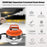 High Pressure Steam Cleaner Kitchen Bathroom Tile Air Conditioner Grease Removal Steam Cleaning Machine, 220V EU Plug - Orange / Black - 2