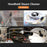 High Pressure Steam Cleaner Kitchen Bathroom Tile Air Conditioner Grease Removal Steam Cleaning Machine, 220V EU Plug - Orange / Black - 7