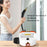 Handheld Steam Cleaner Kitchen Range Hood Bathroom Air Conditioner Cleaning Machine, 220V EU Plug - Orange / White - 2