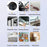 Handheld Steam Cleaner Kitchen Range Hood Bathroom Air Conditioner Cleaning Machine, 220V EU Plug - Orange / White - 5