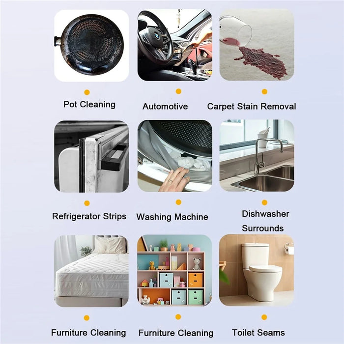 Handheld Steam Cleaner Kitchen Range Hood Bathroom Air Conditioner Cleaning Machine, 220V EU Plug - Orange / White - 5