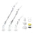 K-130 Electric Cleaning Brush with 4 Brush Heads 2 Speeds Adjustable Waterproof Cordless Scrubber for Car Kitchen Bathroom - Gray - 1