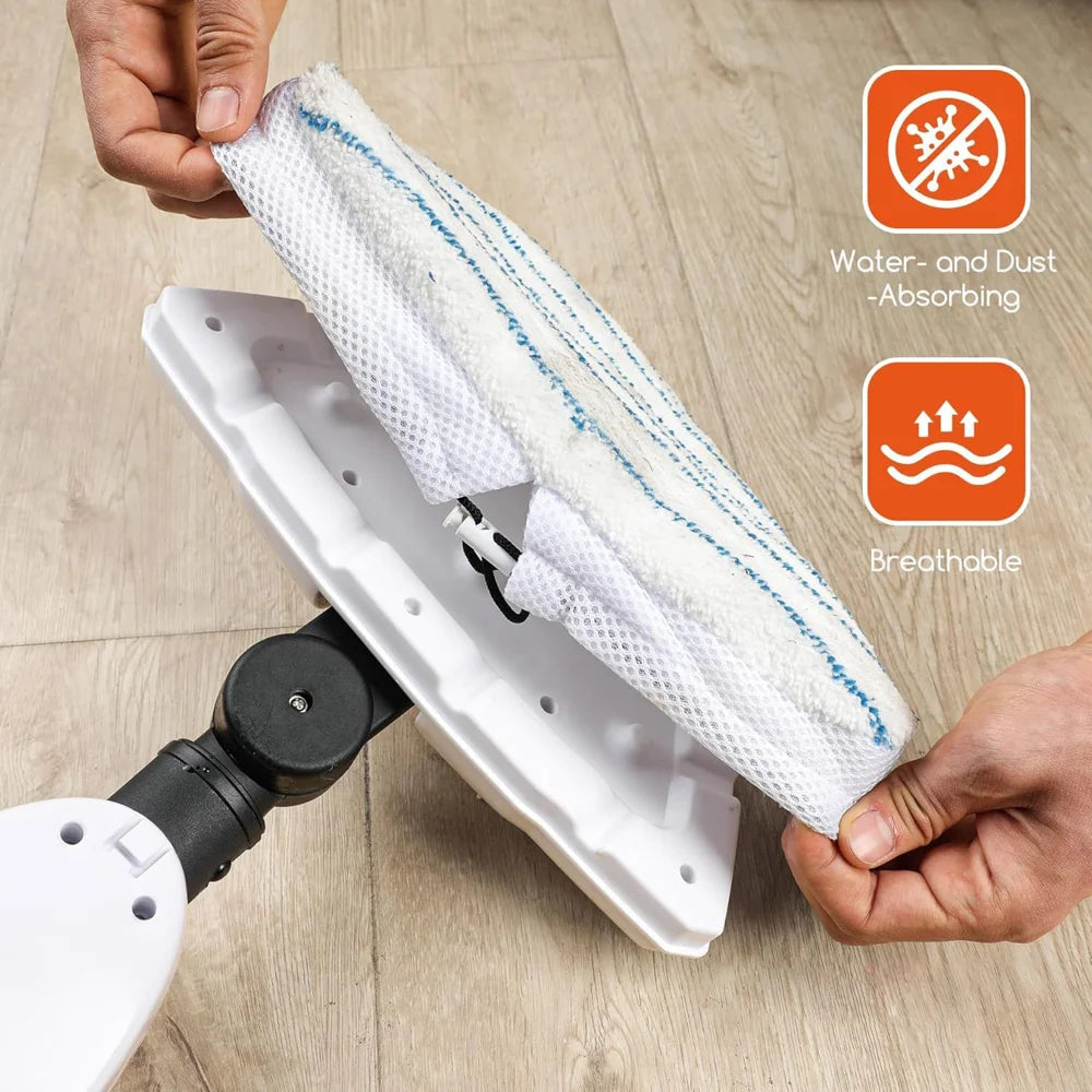 HEB-818 Steam Mop High Temperature Sterilizing Handheld Electric Floor Cleaner for Home Deep Cleaning, EU Plug - 4