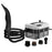 RZ-169 1350W 5-Gear Handheld High Temperature Steam Cleaner with 1200ml Tank for Home, EU Plug - White - 1