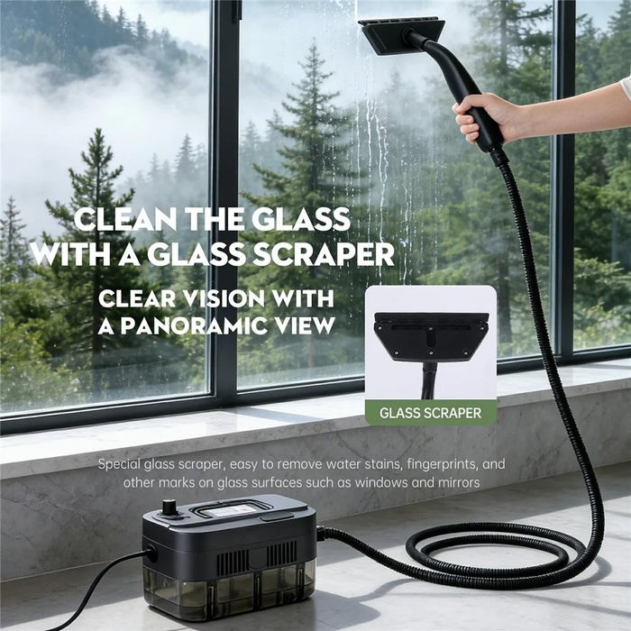RZ-169 1350W 5-Gear Handheld High Temperature Steam Cleaner with 1200ml Tank for Home, EU Plug - White - 3