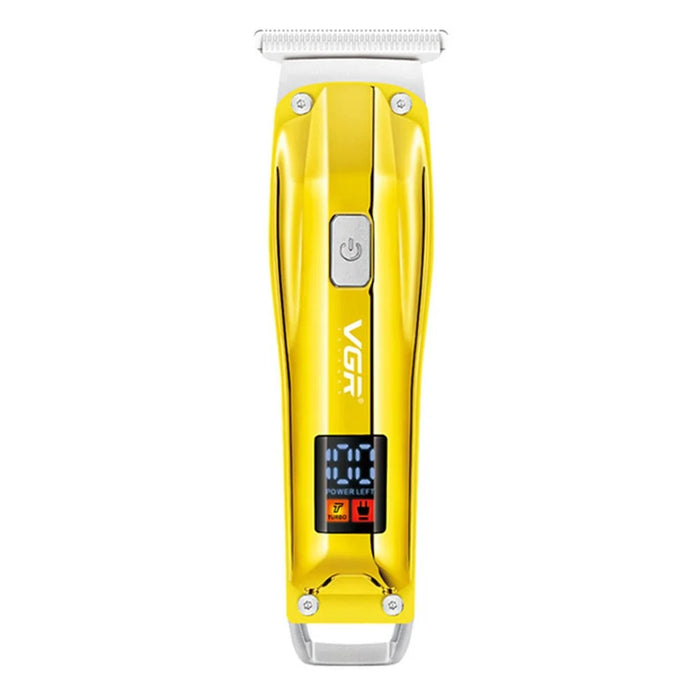 VGR V-956 Hair Electric Clipper LCD Digital Display Hair Trimmer with Stainless Steel Cutter Head Portable Hair Cutter - 1