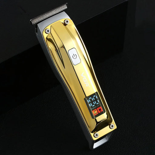 VGR V-956 Hair Electric Clipper LCD Digital Display Hair Trimmer with Stainless Steel Cutter Head Portable Hair Cutter - 2