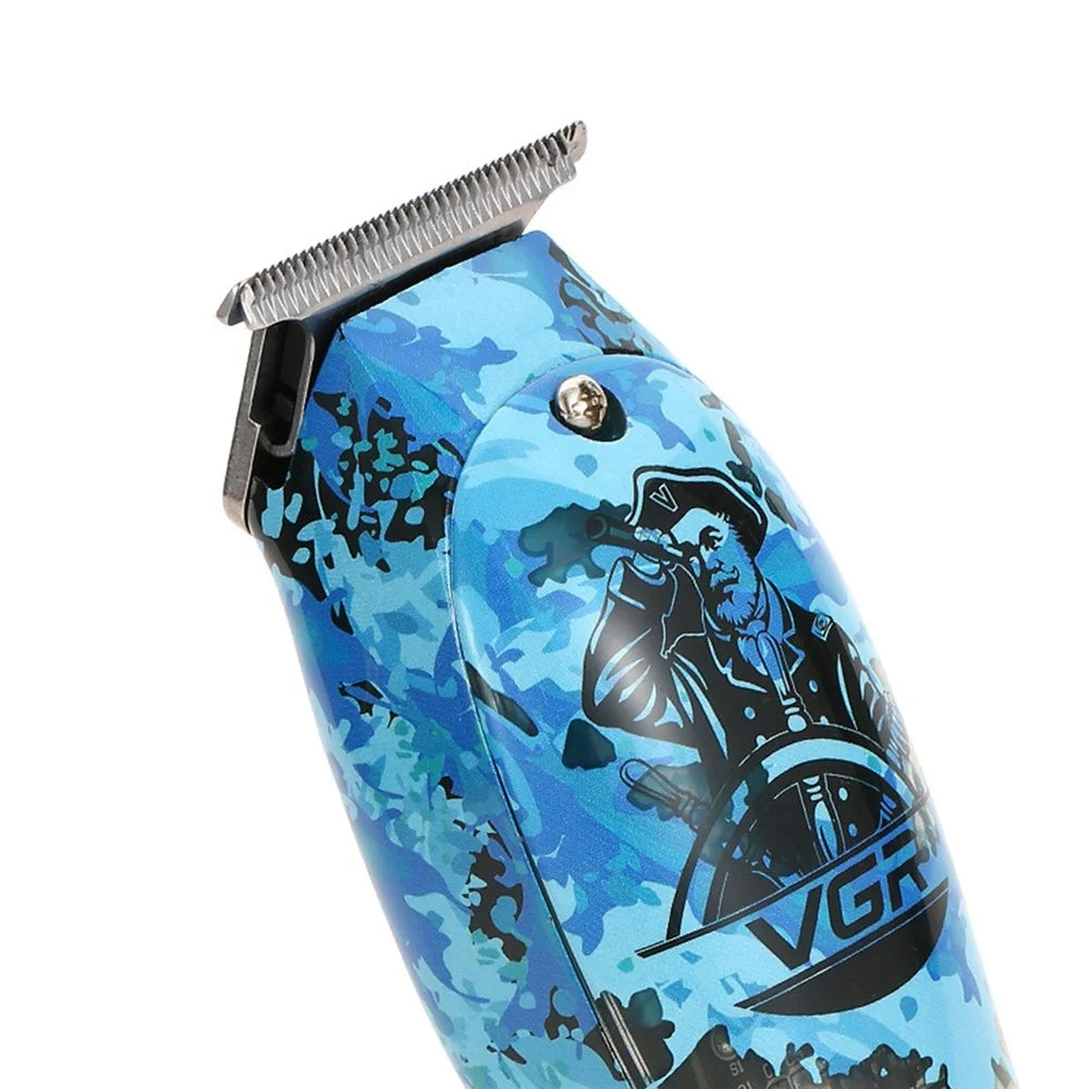 VGR V-923 Hair Electric Clipper Transparent Hair Trimmer with Digital Display Haircut Tool for Home - 6