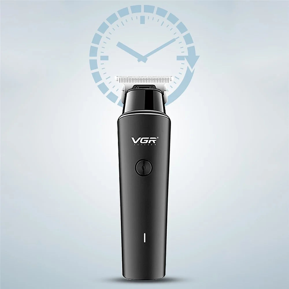 VGR V-933 Professional Hair Electric Clipper Portable Hair Trimmer with Stainless Steel Cutter Haircut Tool for Barber Shop - 3