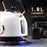 PUKOMC 1.8L Retro Electric Kettle 304 Stainless Steel Boil Water Kettle with Thermometer (BPA Free, No FDA Certificate) - EU Plug / Black - 4