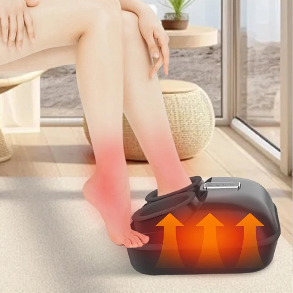 ST-6011 3 Modes Air Compression Foot Massager Heat Therapy Feet Relaxation Kneading Massage Device - EU Plug - 3