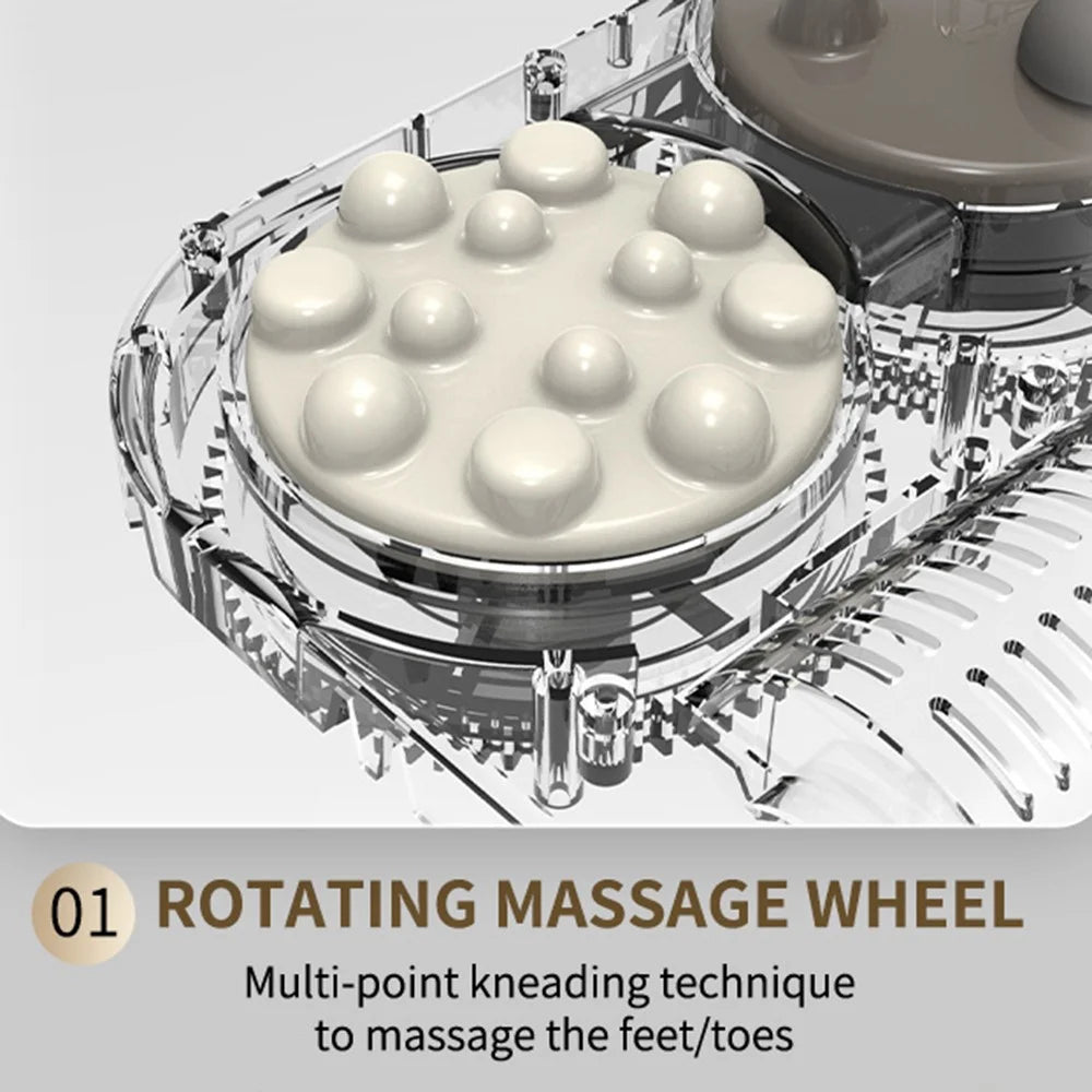 ST-6011 3 Modes Air Compression Foot Massager Heat Therapy Feet Relaxation Kneading Massage Device - EU Plug - 4