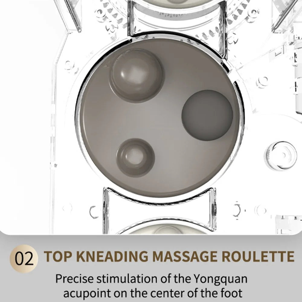 ST-6011 3 Modes Air Compression Foot Massager Heat Therapy Feet Relaxation Kneading Massage Device - EU Plug - 5