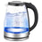 YJ-1808H High Borosilicate Glass Electric Kettle 1.8L Blue LED Fast Boiling Water Kettle (BPA Free, No FDA) - EU Plug - 1