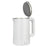 Electric Kettle 2.3L Stainless Steel Double Wall Anti-Scalding Auto Shut-Off Water Boiler, EU Plug (BPA Free, No FDA) - White - 2