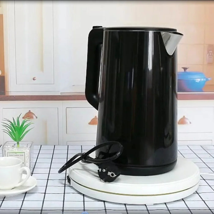 Smart Temperature Control Electric Kettle 1.8L Digital Display Stainless Steel Water Boiler (BPA Free, No FDA) - EU Plug - 3