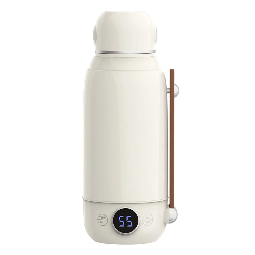 800ml Portable Electric Kettle SUS316 Stainless Steel 6 Temp Control Heating Water Kettle for Travel Office (BPA Free, No FDA) - EU Plug - 1