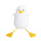 DASHING Cute Cartoon LED Night Light USB Rechargeable Phone Stand Table Lamp Home Decor - Yellow Mouth - 1