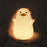 DASHING Cute Cartoon LED Night Light USB Rechargeable Phone Stand Table Lamp Home Decor - Yellow Mouth - 2